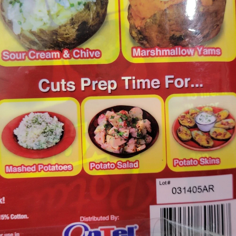 Potato Express Microwave Potato Cooker Bag Red Cooks‎ Up to 4 Potatoes in 4 Min